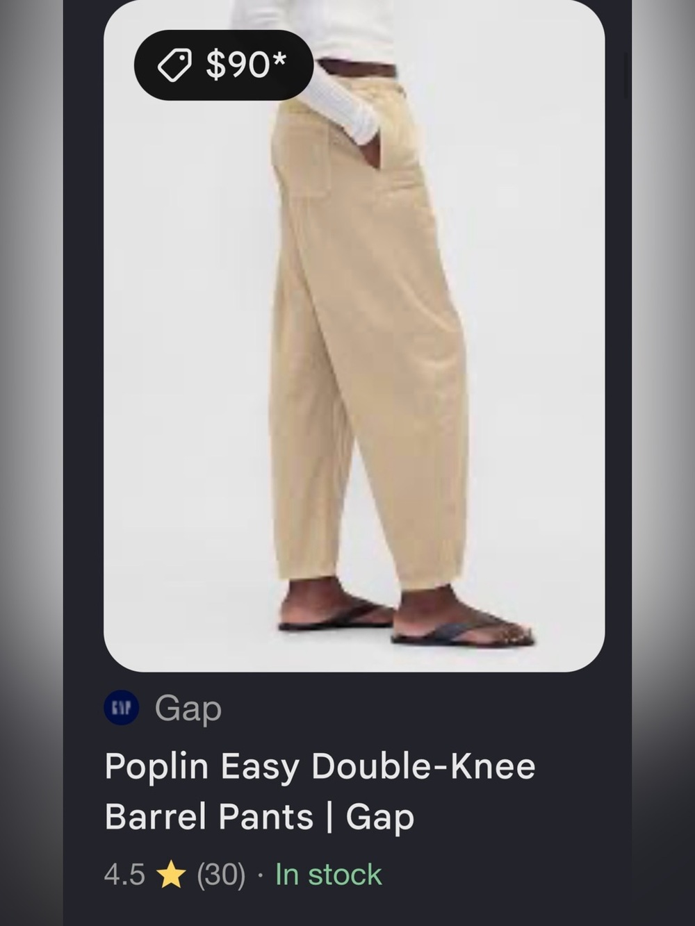 Gap wide leg pants